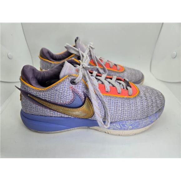 Nike Lebron James 20 XX Low Basketball Shoes Men\'s 7.5 Violet Athletic Sneakers main image 7